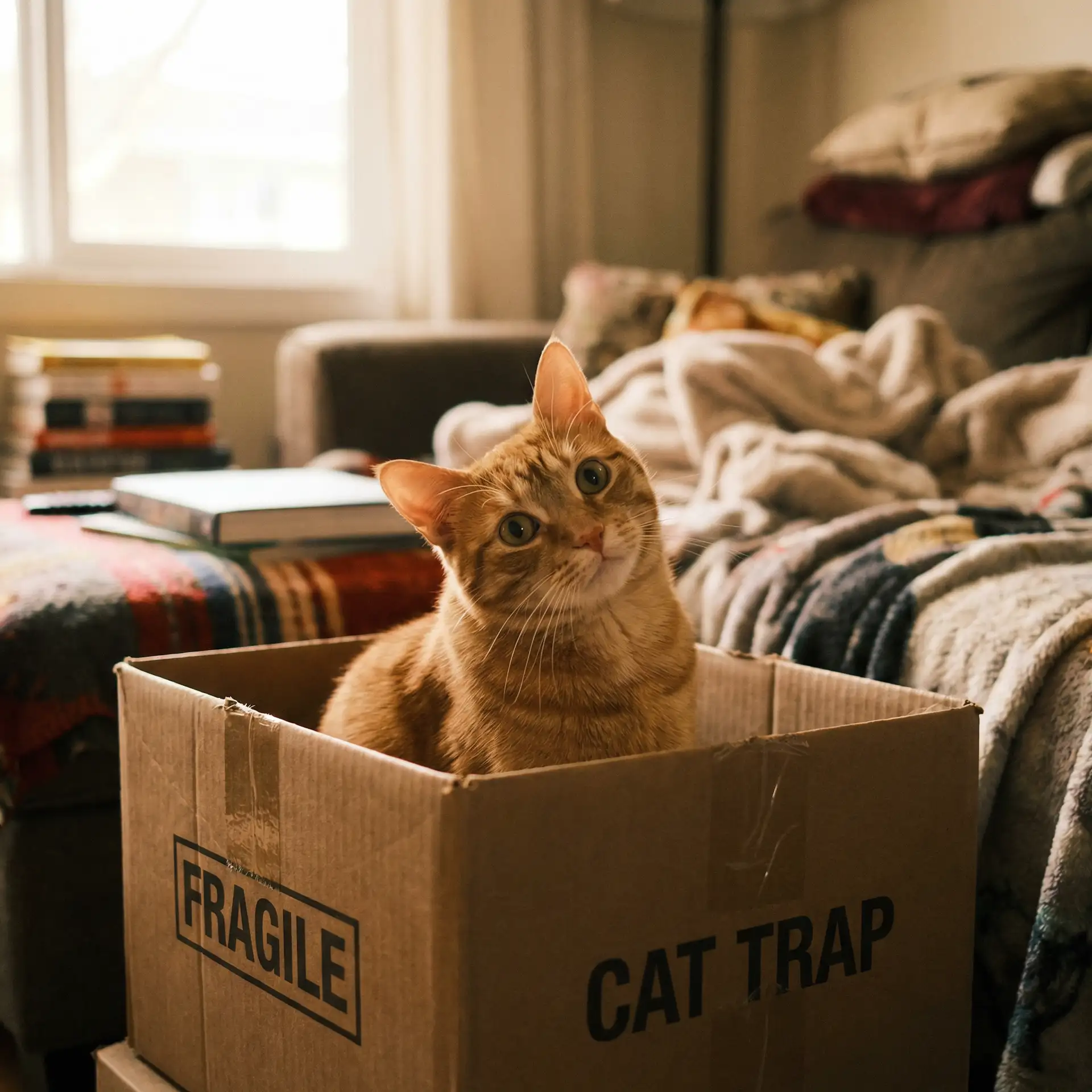 橘猫躲在纸箱里 - 凌晨三点在线观看完整版免费